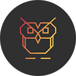 logo la chouette agence, agence web Lyon